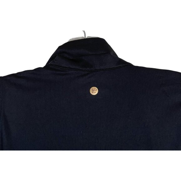 EP Golf Tank Top‎ 1/4 Zip Womens Size XS Black Camo Leopard Zebra - Picture 4 of 6